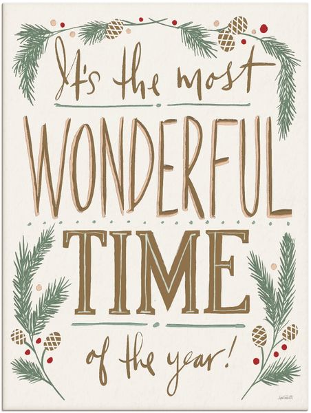 Leinwandbild von Anne Tavoletti Wonderful Time I Light - ARTland Leinwandbild von Anne Tavoletti Wonderful Time I Light