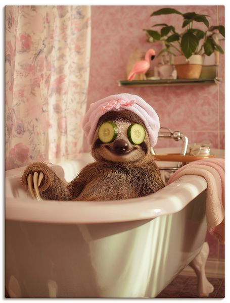 Leinwandbild von Nova Voss Extreme relaxing - ARTland Leinwandbild von Nova Voss Extreme relaxing