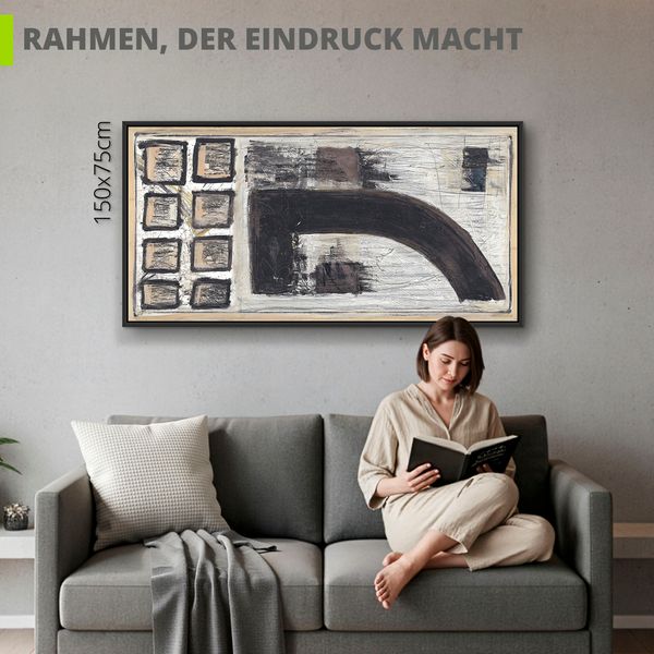 Leinwandbild gerahmt mit Schattenfugenleiste von Monciao Ewiger Kalender - ARTland Leinwandbild gerahmt mit Schattenfugenleiste von Monciao Ewiger Kalender Bilder mit Rahmen