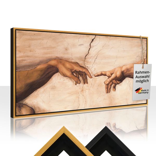 Leinwandbild gerahmt mit Schattenfugenleiste von A. S. Hände - ARTland Leinwandbild gerahmt mit Schattenfugenleiste von A. S. Hände