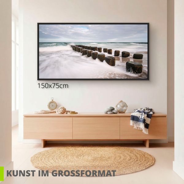Artland Rico Ködder Buhnen an Ostsee an stürmischen Tag B3 Artland Rico Ködder Buhnen an Ostsee an stürmischen Tag B3