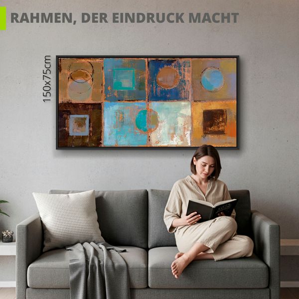 Leinwandbild gerahmt mit Schattenfugenleiste von Silvia Vassileva Weg passieren III - ARTland Leinwandbild gerahmt mit Schattenfugenleiste von Silvia Vassileva Weg passieren III Bilder mit Rahmen