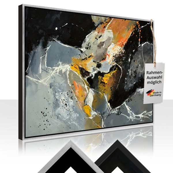Leinwandbild gerahmt mit Schattenfugenleiste von Pol Ledent Abstrakt XV - ARTland Leinwandbild gerahmt mit Schattenfugenleiste von Pol Ledent Abstrakt XV
