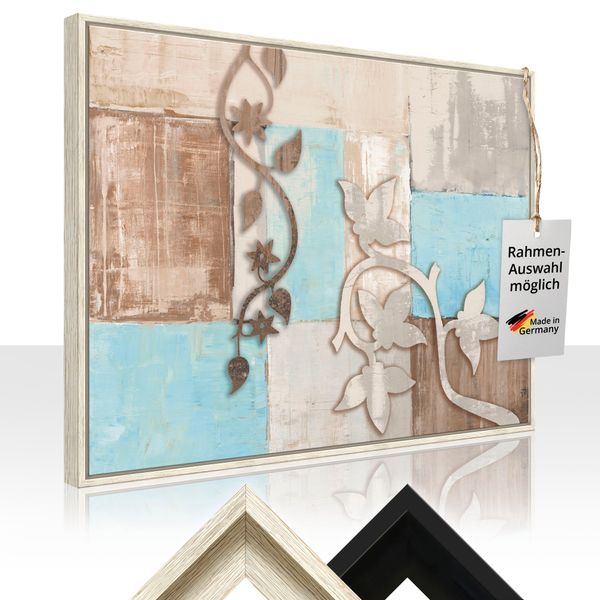 Leinwandbild gerahmt mit Schattenfugenleiste von Michael Francis Collage II - ARTland Leinwandbild gerahmt mit Schattenfugenleiste von Michael Francis Collage II