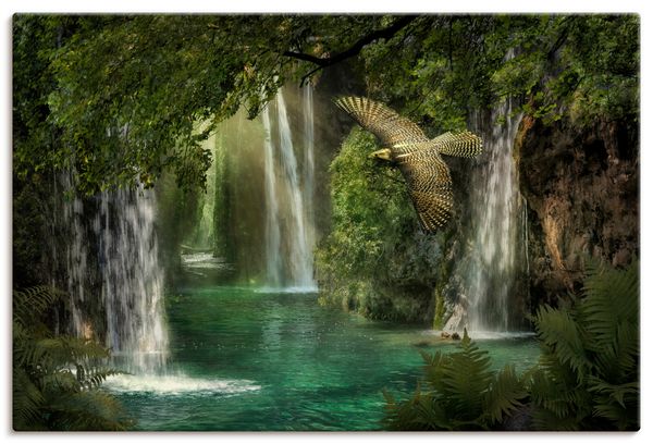 Leinwandbild von Simone Wunderlich Das Tor nach Eden - ARTland Leinwandbild von Simone Wunderlich Das Tor nach Eden