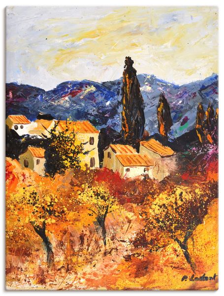 Leinwandbild von Pol Ledent Summer in Provence - ARTland Leinwandbild von Pol Ledent Summer in Provence
