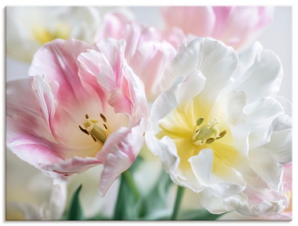 Leinwandbild von Nova Voss Close-up Tulpenstrauß - ARTland Leinwandbild von Nova Voss Close-up Tulpenstrauß